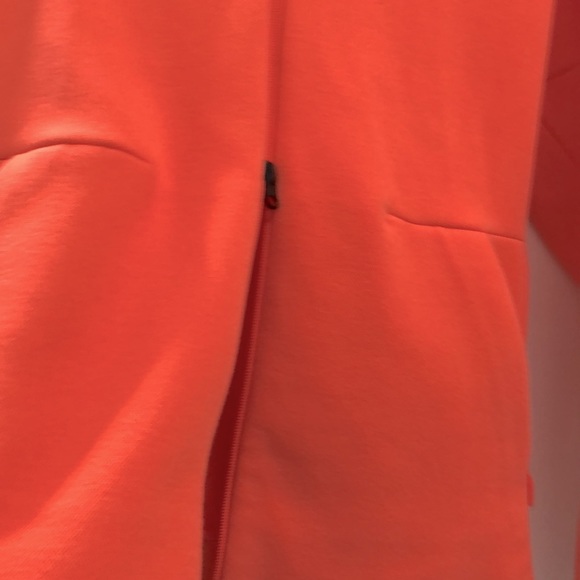 Adidas Z.N.E. Cotton Blend Orange Hoodie SZ SM - Picture 7 of 14